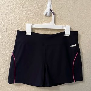 Avia Womens Activewear Shorts Size Small black with pink